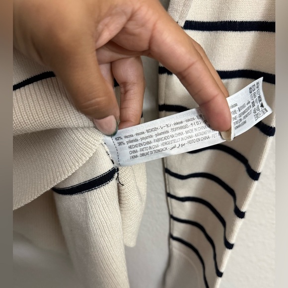 Zara Striped Viscose-Blend Sweater - Picture 5 of 6